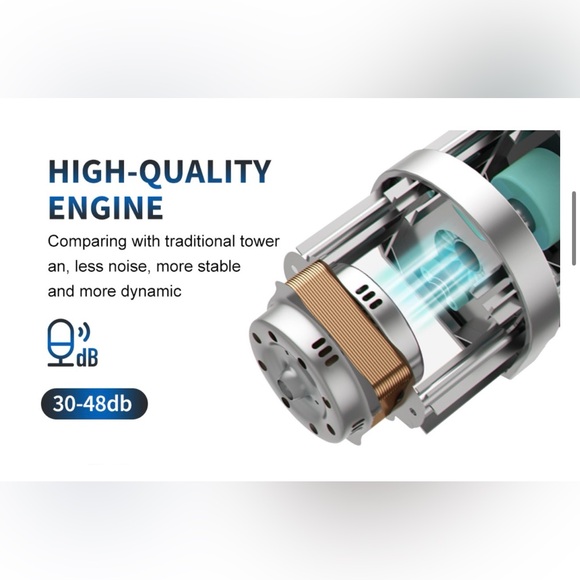 VEOHAUT Tower Fan - Oscillating Fan with Remote - Picture 6 of 12